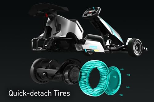Segway Ninebot Gokart Pro and Gokart Pro 2, Electric Go Kart with Enhanced Safety Features, High-Speed Racing and Immersive Gaming Combo, Ultimate Drift Experience for Ages 14+, Up to 15.5 Miles