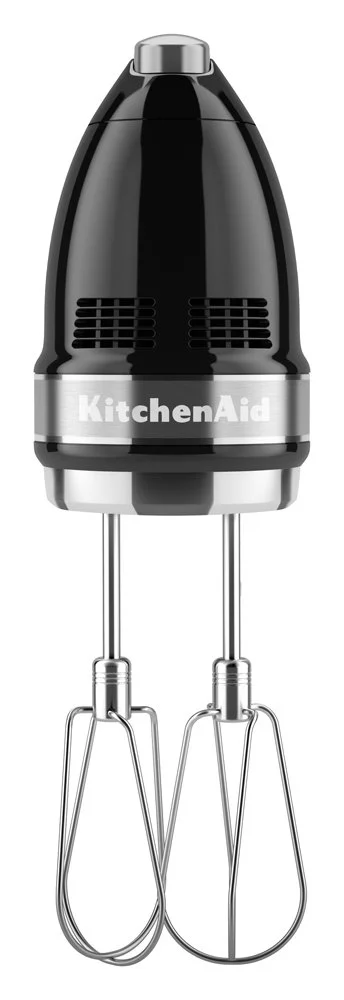 KitchenAid KHM926OB 9-Speed Digital Hand Mixer with Turbo Beater II Accessories and Pro Whisk - Onyx Black