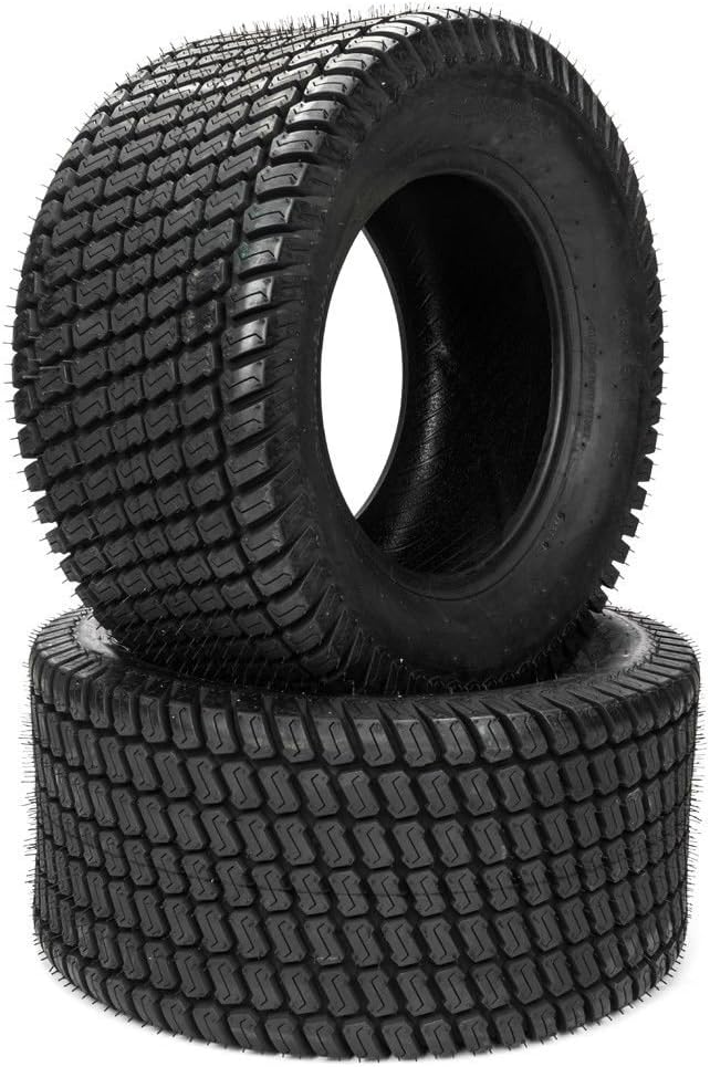 AutoForever Set of 2 PCS 24X12.00-12 Lawn Mower Tires 24x12x12 Garden Tractor Cart Turf Tires 4 Ply Tubless