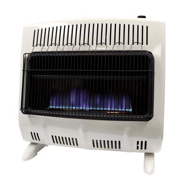1000 sq. ft. Comfort Collection 30000 BTU Propane Wall Heater, White