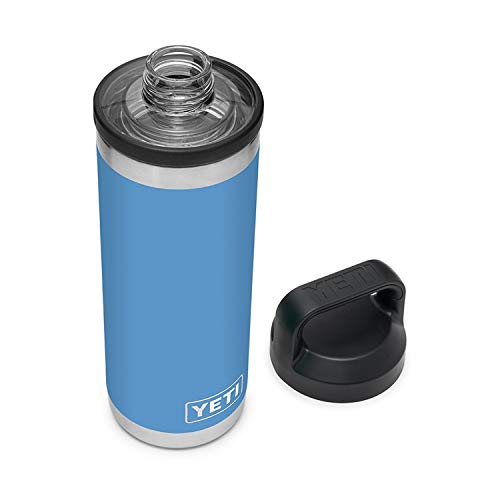 YETI Rambler 18 oz Bottle, Vacuum Insulated, Stainless Steel with Chug Cap, Sandstone Pink