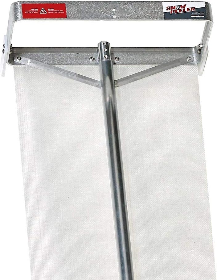 SNOWPEELER Roof Snow Removal Tool - 20 ft. Reach Aluminium Roof Shovel - Heavy Duty - Easily Remove Hard to Reach Snow - Ideal for Single Storey & Cabins