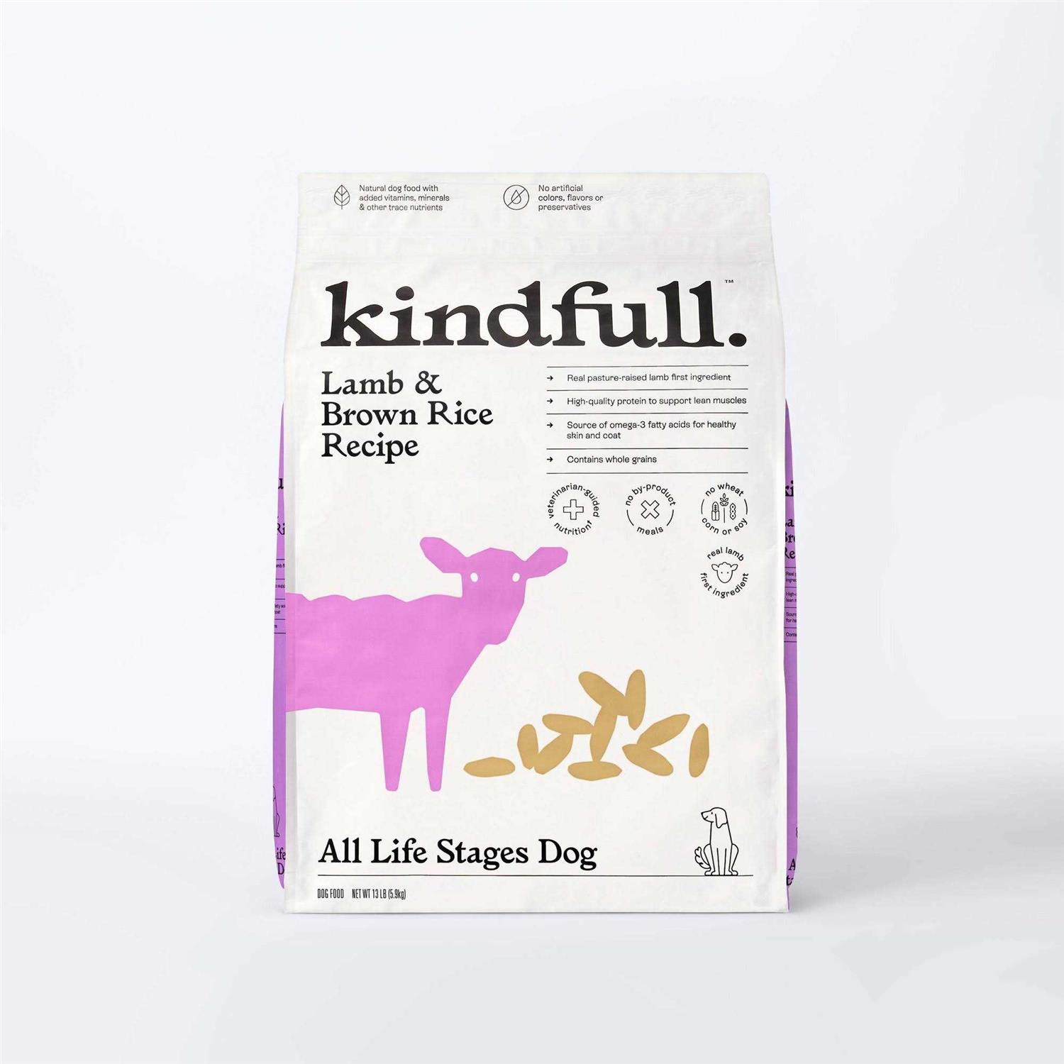 Kindfull Lamb & Brown Rice Recipe Dry Dog Food - Pet Supplies online store