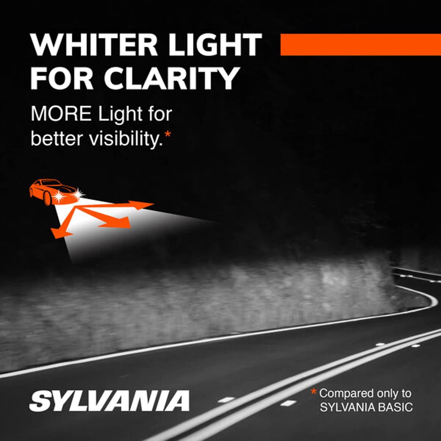 SYLVANIA - 9005 SilverStar Ultra - High Performance Halogen Headlight Bulb, High Beam, Low Beam and Fog Replacement Bulb, Brightest Downroad with Whiter Light, Tri-Band Technology (Contains 2 Bulbs) Pack of 2