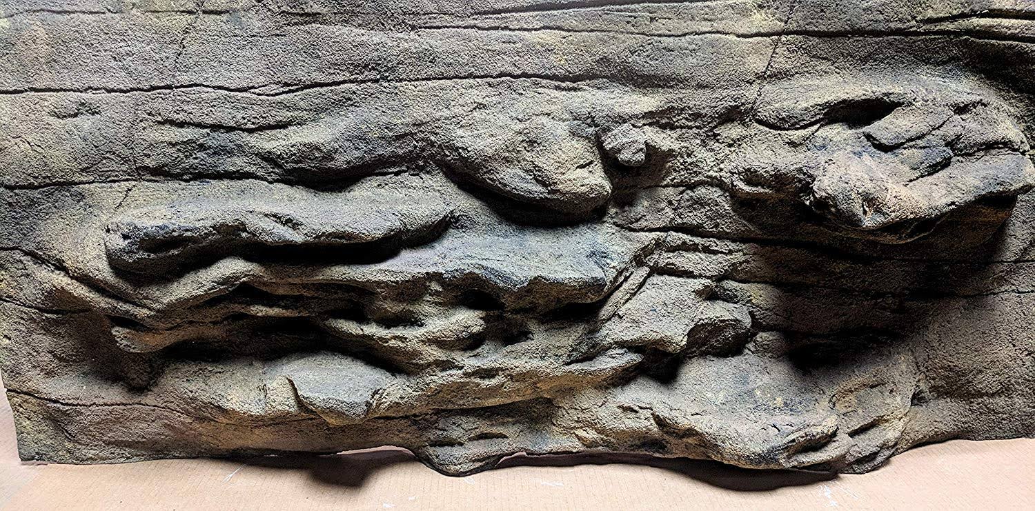 Universal Rocks 48-inch by 20-inch Ledge Flexible Aquarium Background