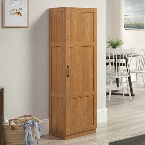 Sauder Miscellaneous Storage Cabinet/ Pantry cabinets, Highland Oak finish