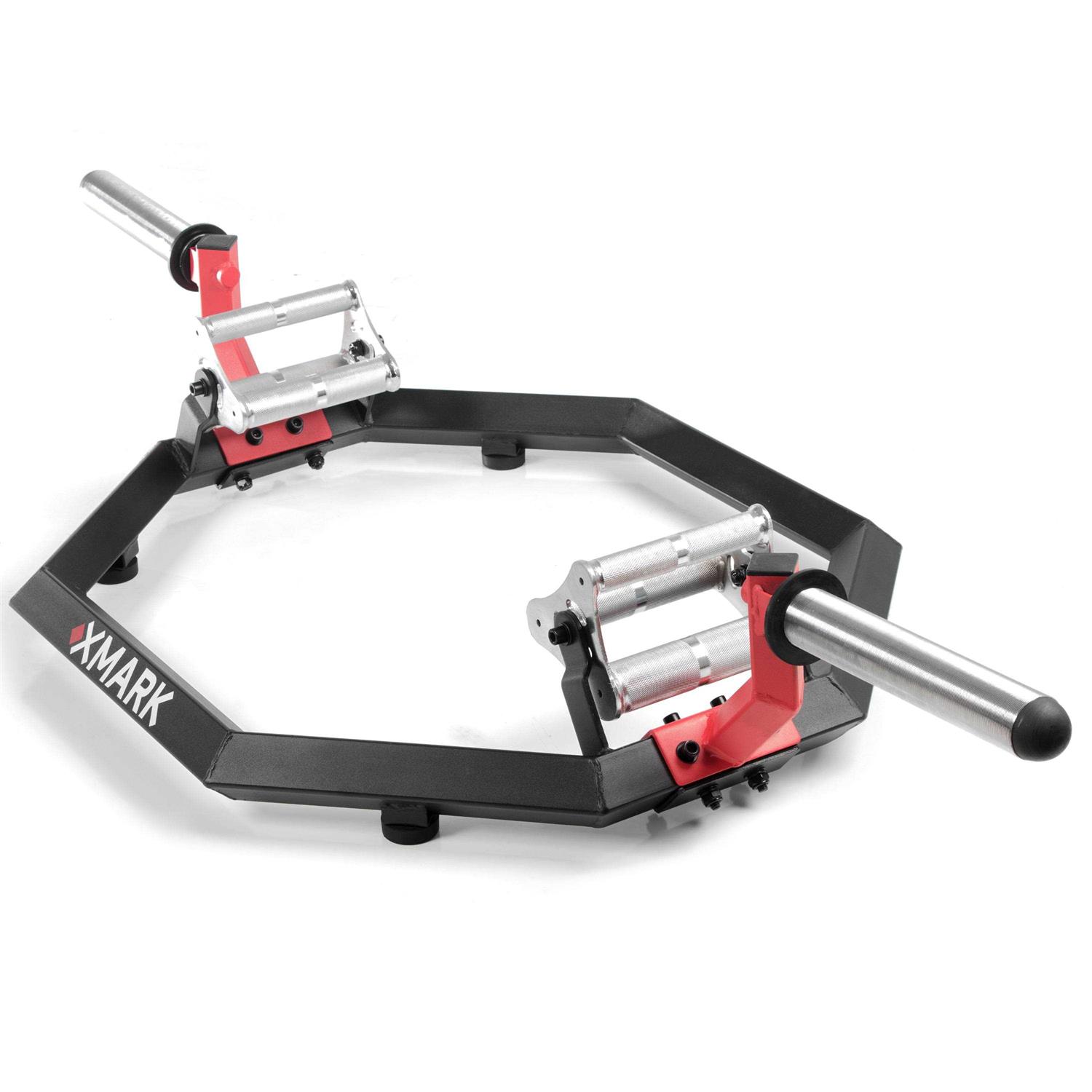 Xmark Olympic Hex Bar Barbell Trap Bar Shrug Bar for Squats, Deadlifts, and Shrugs - Sports Supplies Online Store