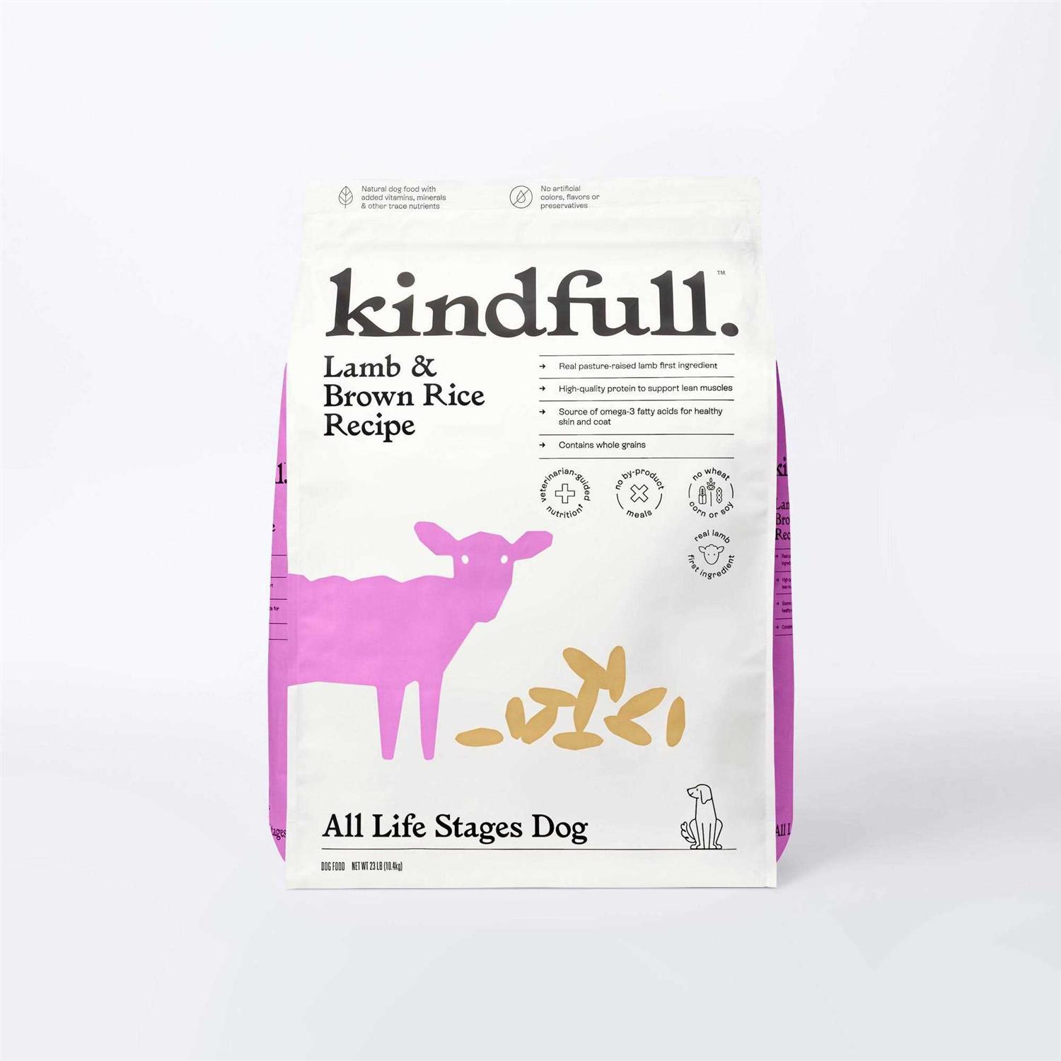 Kindfull Lamb & Brown Rice Recipe Dry Dog Food - Pet Supplies online store