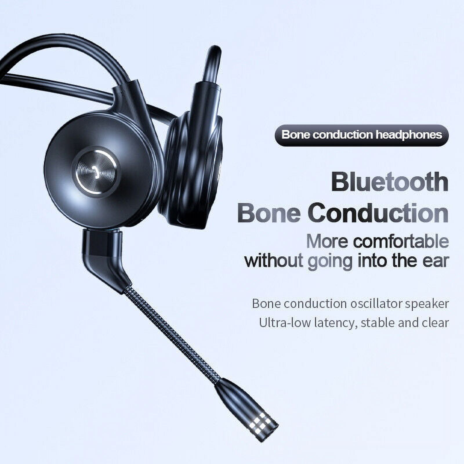 Bluetooth 5.0  Wireless Bone Conduction Headsets Open Ear Headphones MIC