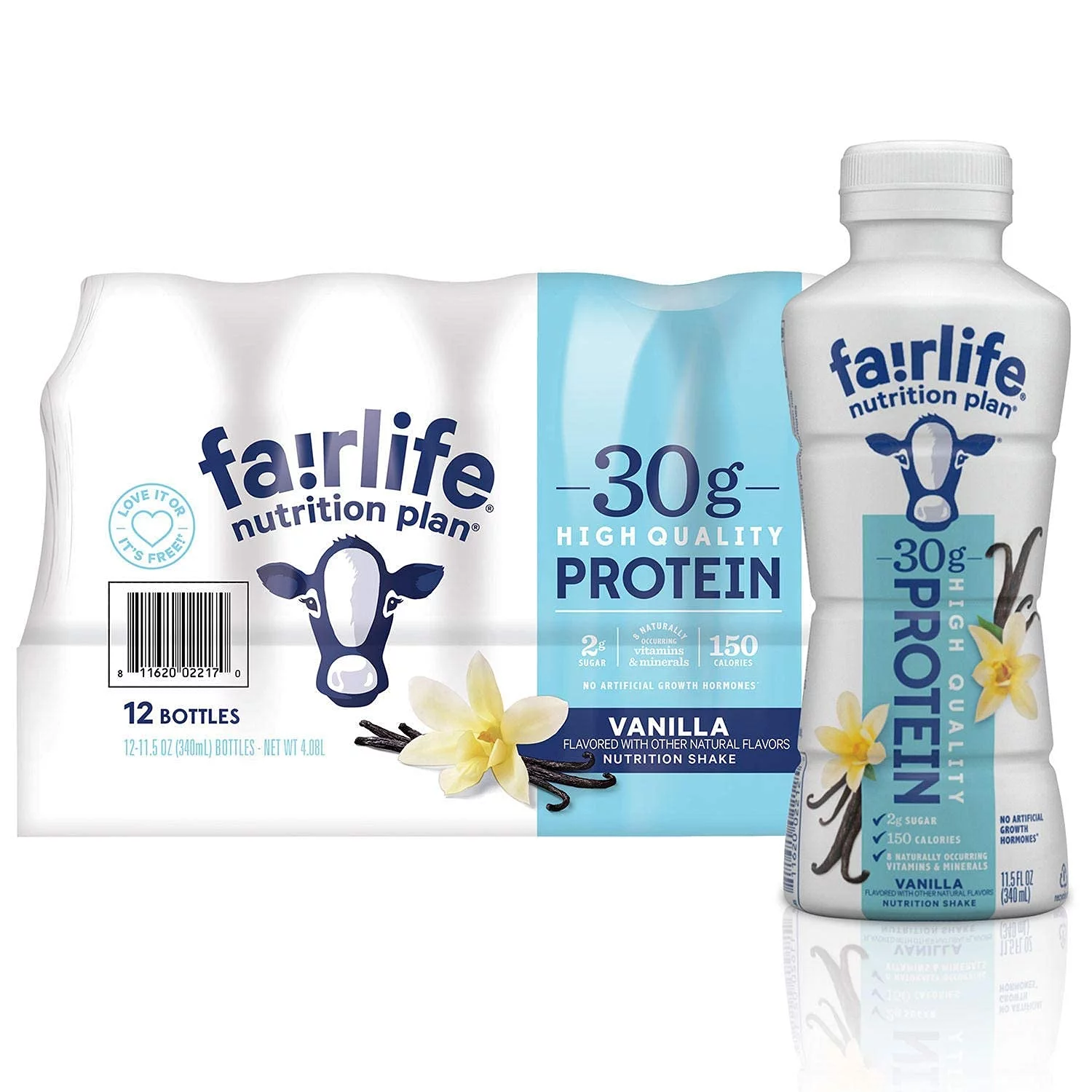 Fairlife Nutrition Plan Vanilla (11.5 fl., oz. 12pk)