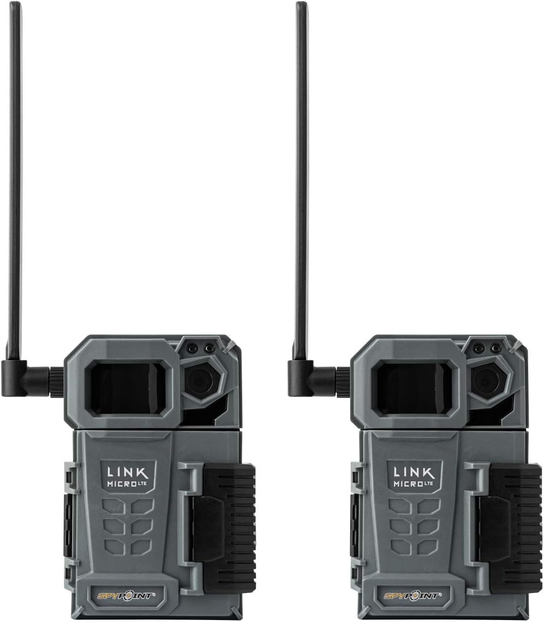 SPYPOINT Link-Micro-LTE Cellular Trail Camera Twin Pack with Two SD Cards and Two Steel Cases (Link-Micro-LTE-V)