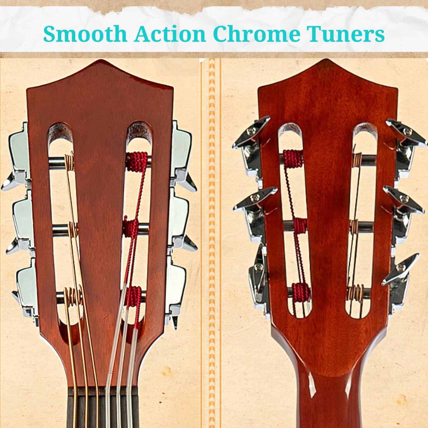 6 String Guitarron (LGTN2), Black