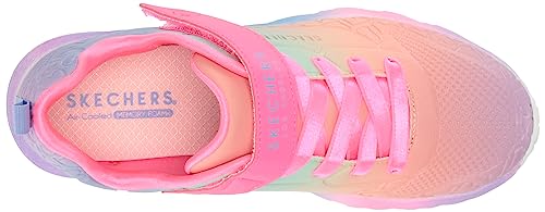 Skechers girl's Street Uno Lite-Bright Hearts Sneaker