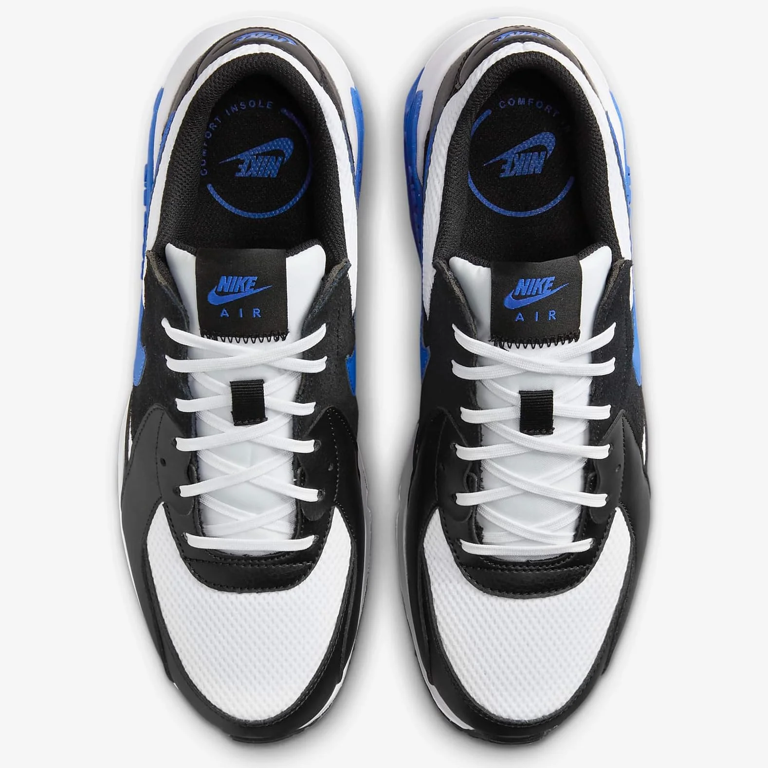 NIKE Air Max Excee Mens FQ8738-010 (Black/Game Royal-White), Size 11.5