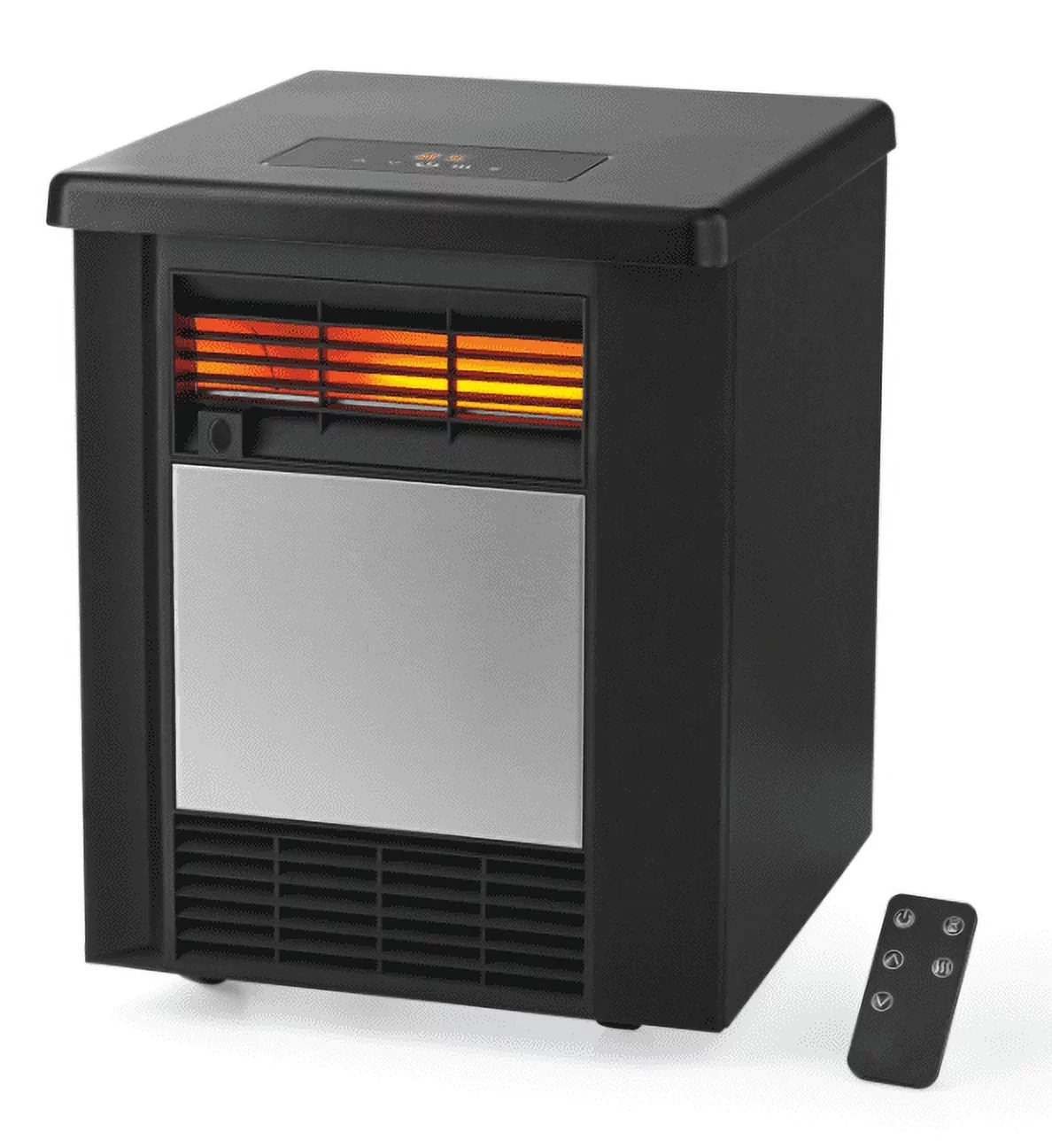 Mainstays 4 Element Infrared Quartz Space 1500W Heater,Indoor,Black,DF1911