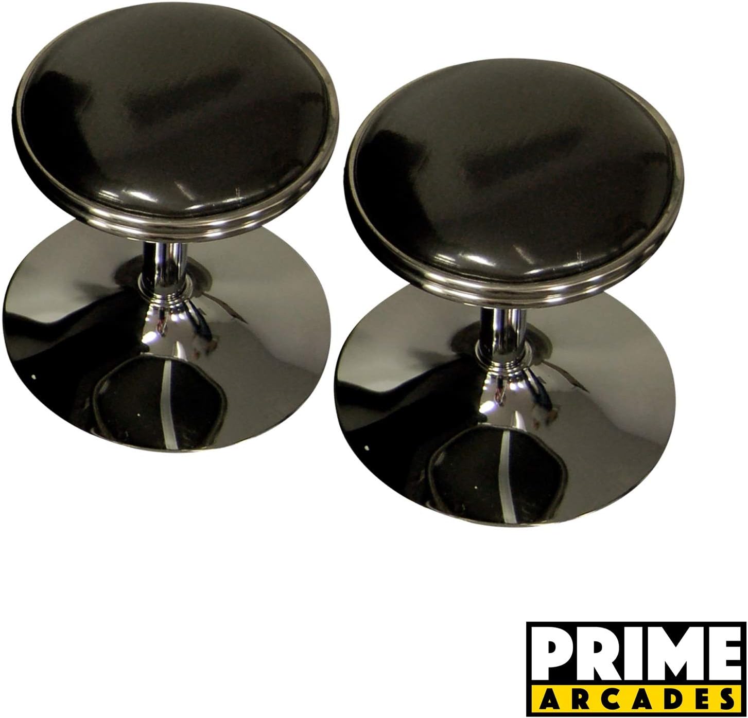 Prime Arcades Cocktail Arcade Machine 412 Games in 1 Commerical Grade with Set of 2 Chrome Stools 5 Year Warranty