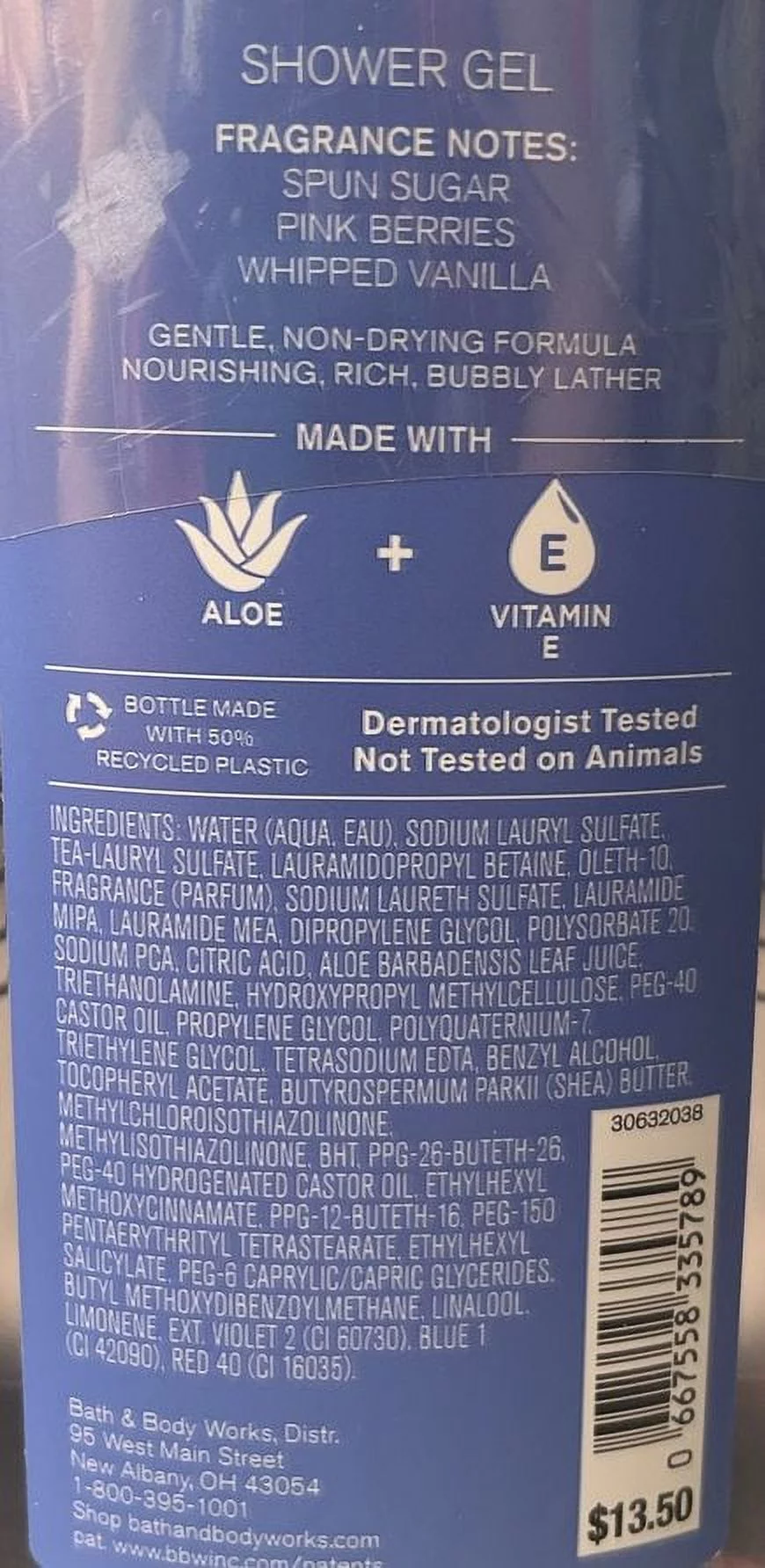 Bath and Body Works Cotton Candy Clouds Gift Set of 2 - Includes Shower Gel - Full Size