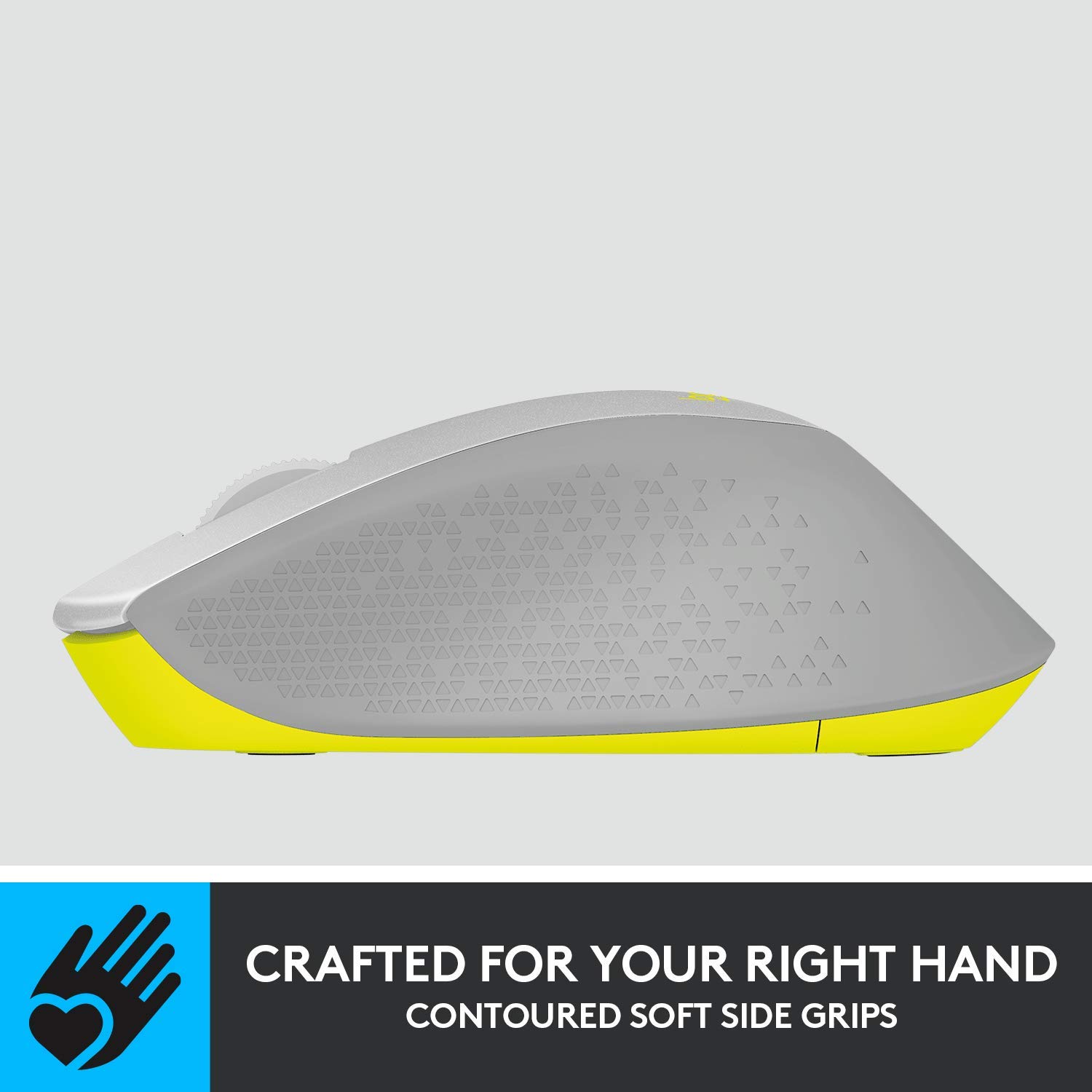 Logitech M330 SILENT PLUS Wireless Mouse, 2.4GHz with USB Nano Receiver, 1000 DPI Optical Tracking, 2-year Battery Life, Compatible with PC, Mac, Laptop, Chromebook - Gray