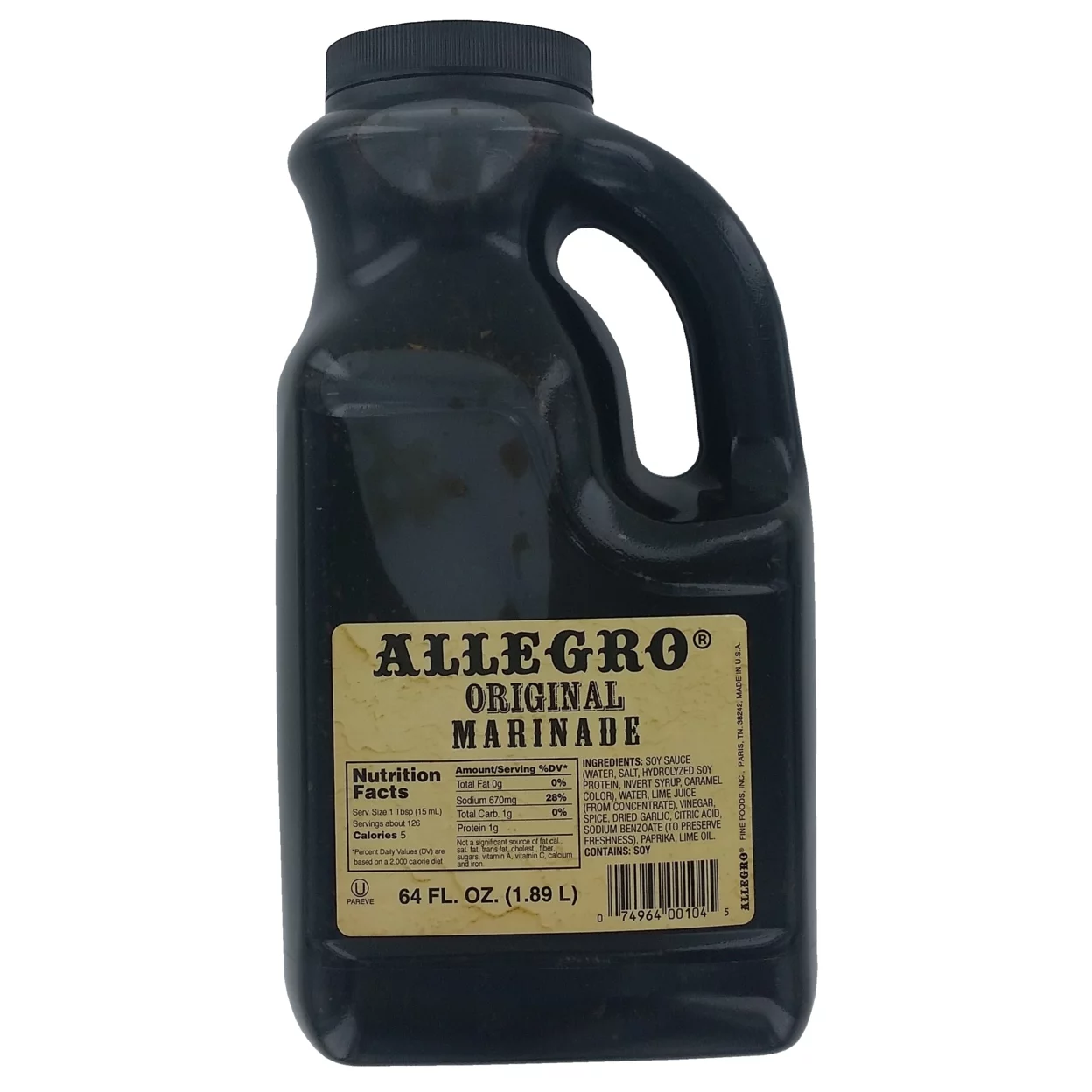 ALLEGRO Original Marinade - 64 Ounce