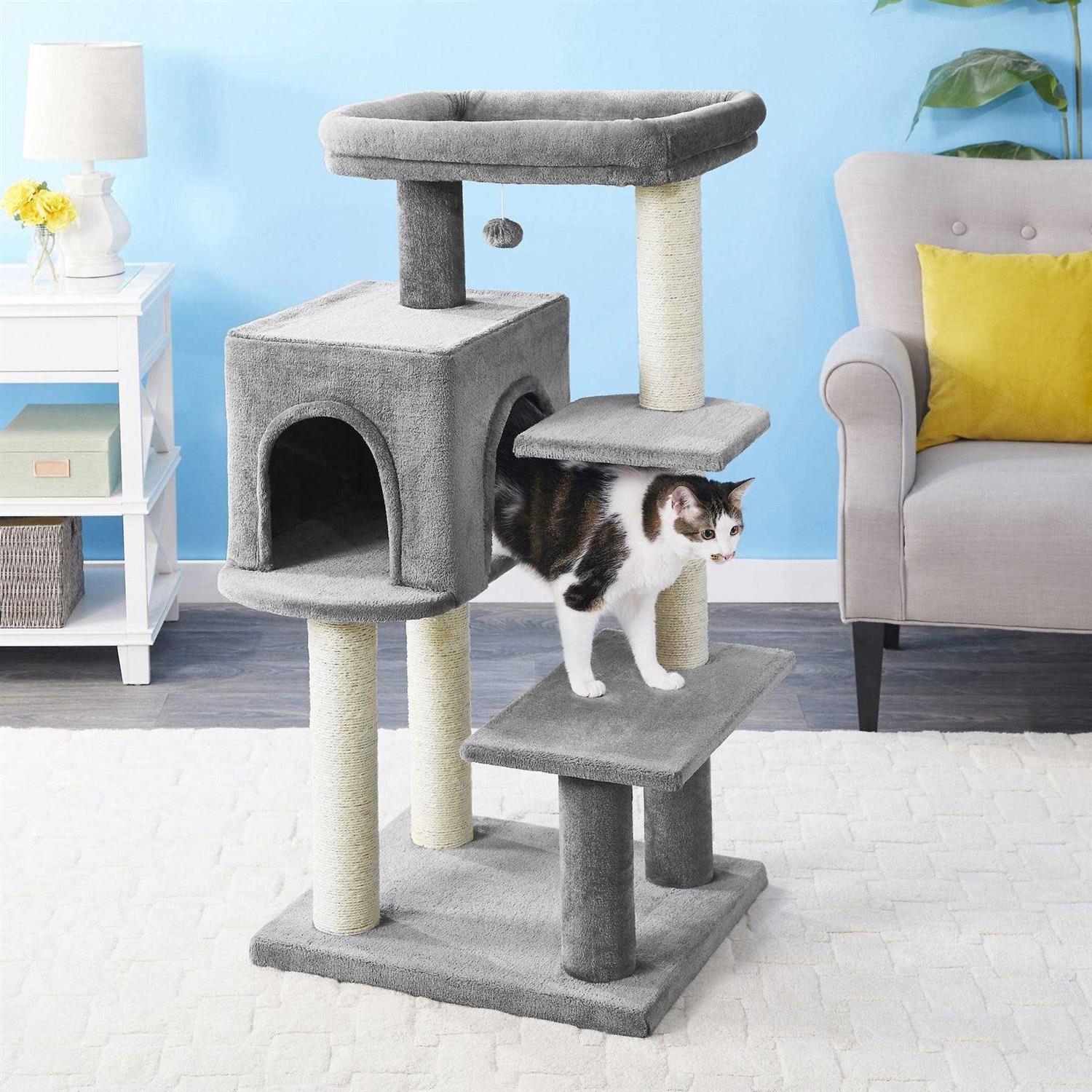 Frisco 48-in Heavy Duty Faux Fur Cat - Pet Supplies online store