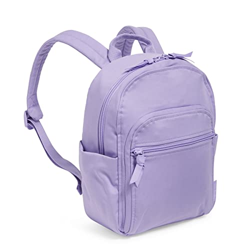 Vera Bradley Women's Cotton Small Backpack, Patriotic Plaid, One Size