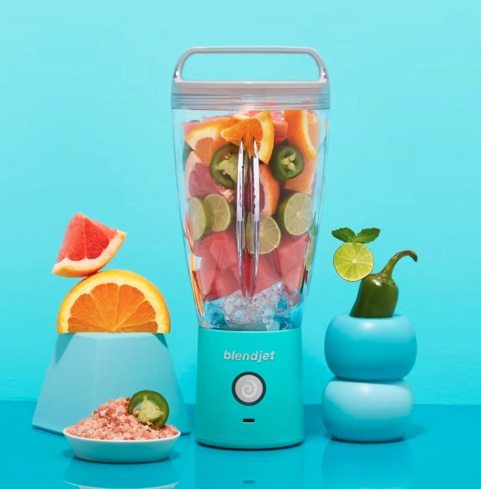 BlendJet, XL Jar- Extra Large Portable Blender Cup, 32 oz, Clear