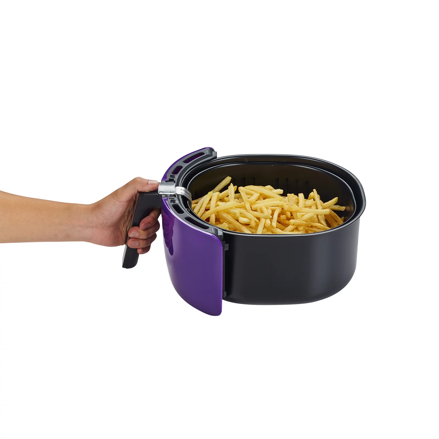 GoWISE USA 5.8-Quart 8-in-1 Electronic Programmable Air Fryer (Plum)