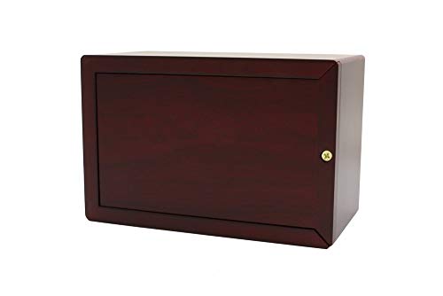 Near & Dear Pet Memorials MDF Box Pet Urn, 125 Cubic Inch, Cherry Finish