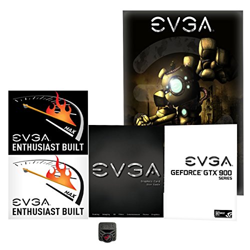 EVGA GeForce GTX 960 2GB GAMING ACX 2.0+, Whisper Silent Cooling Graphics Card 02G-P4-2963-KR