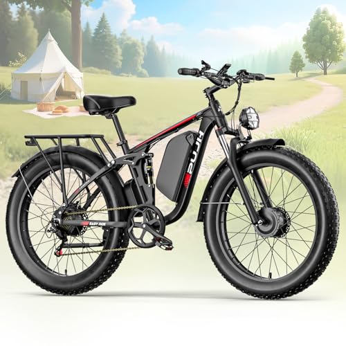 3000W Dual Motors Electric Bike for Adults, 52V 25Ah 26