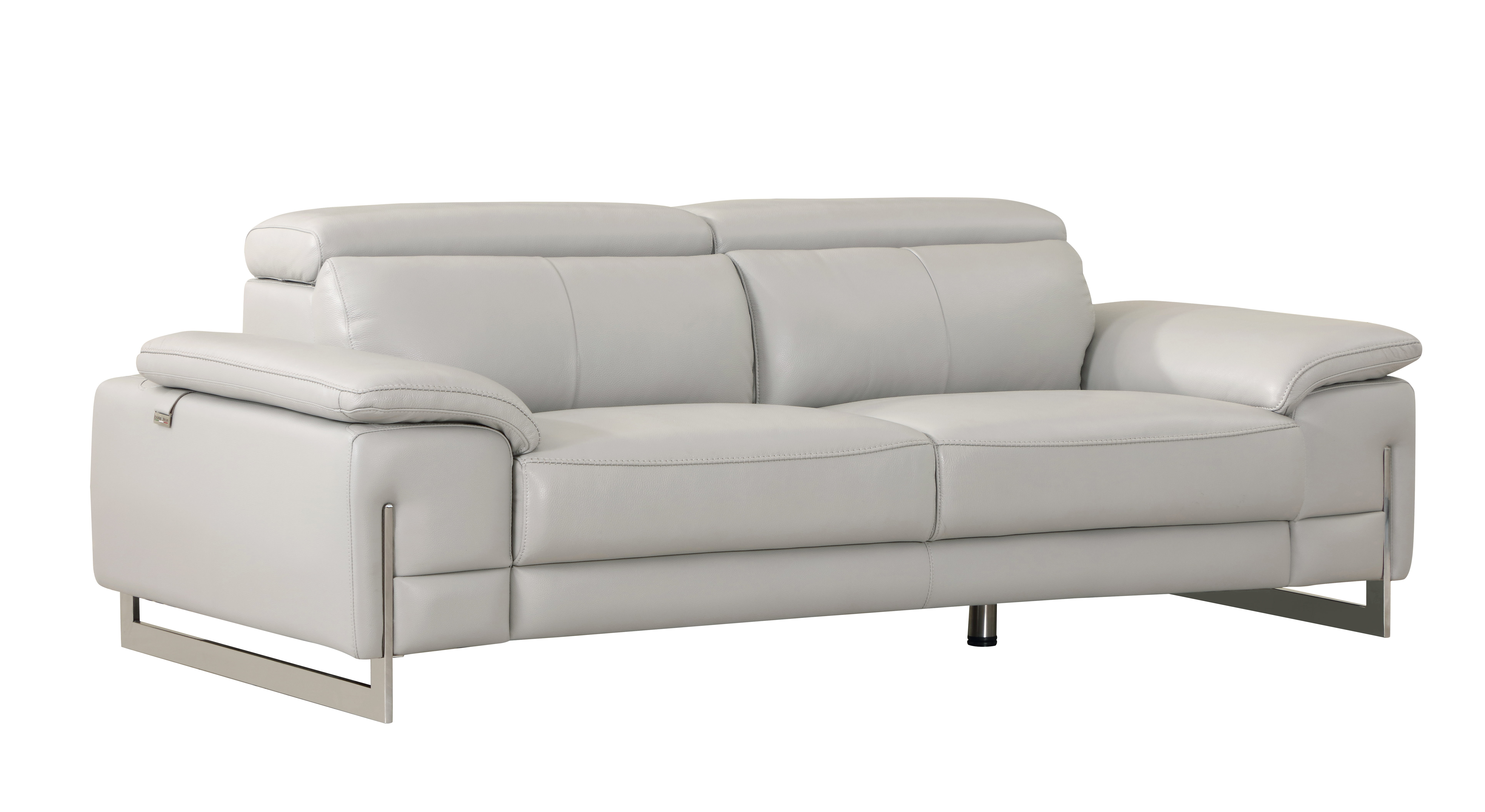 Global United Top Grain Italian Leather Loveseat