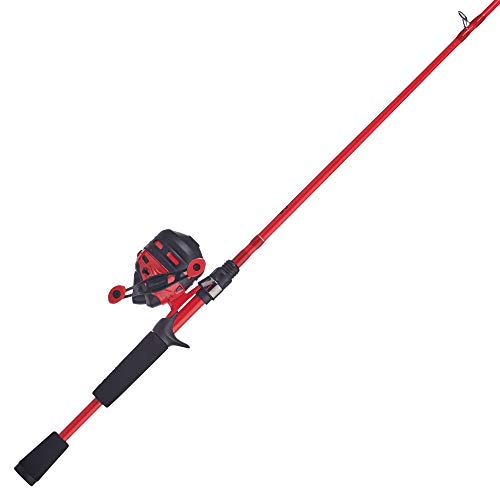 Ugly Stik 6' Hi-Lite Spincast Fishing Rod and Reel Combo, 2-Piece Graphite & Fiberglass Rod, Durable and Strong, Right/Left Handle Position
