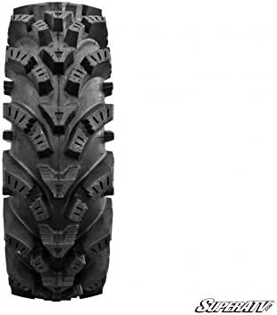 SuperATV Intimidator UTV / ATV Mud Tire for RZR, X3, General, Maverick, Ranger, Rock & All Terrain UTV Mud Tire | 34x10.5-15 | 2