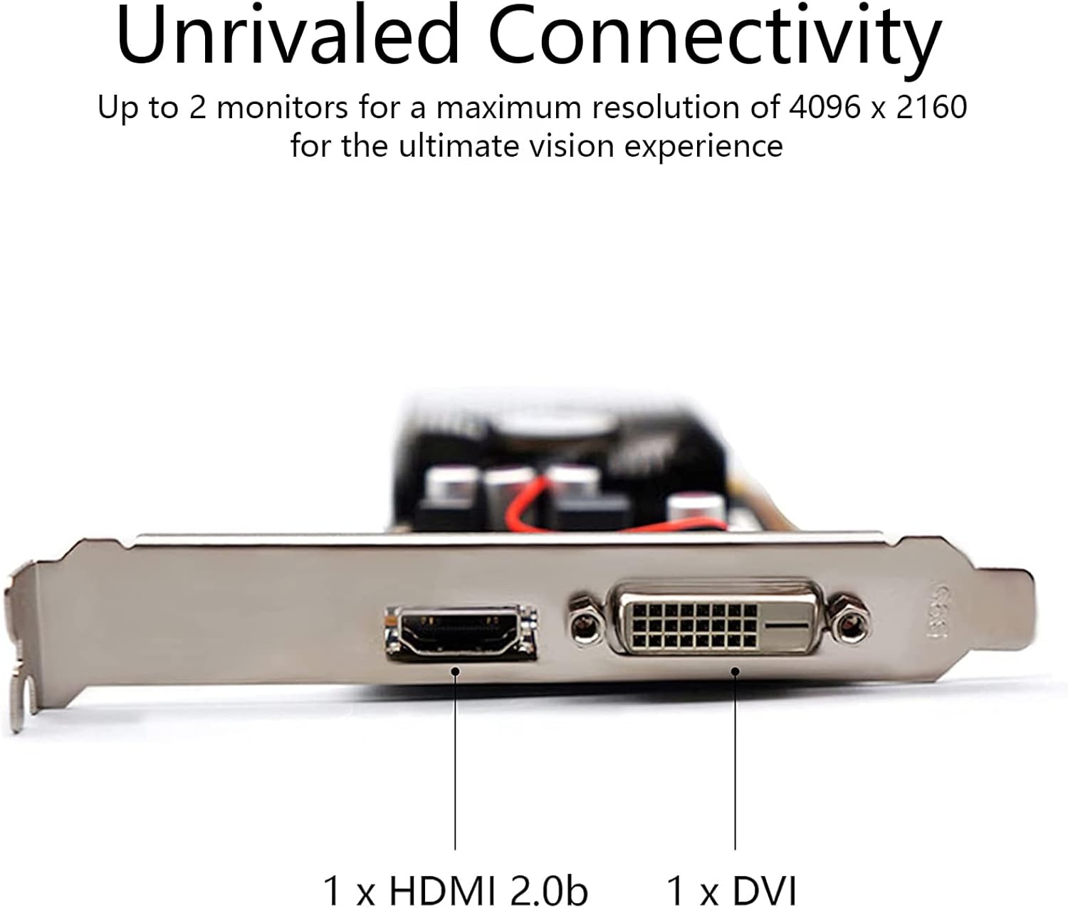 KAER AMD Radeon RX 550 Computer Graphics Card 4GB, GDDR5, 128 Bit, DirectX 12, PCI Express 3.0, DP HDMI DVI-D, Desktop Gaming Video Card, Computer GPU