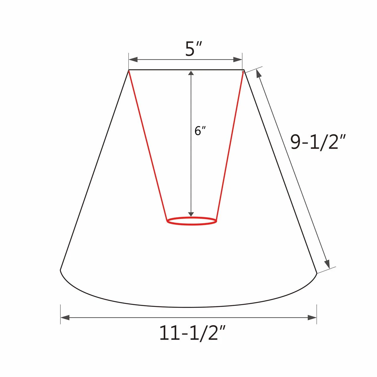Aspen Creative 59176 Transitional Pleated Empire Shape UNO Construction Lamp Shade in Off White, 11-1/2