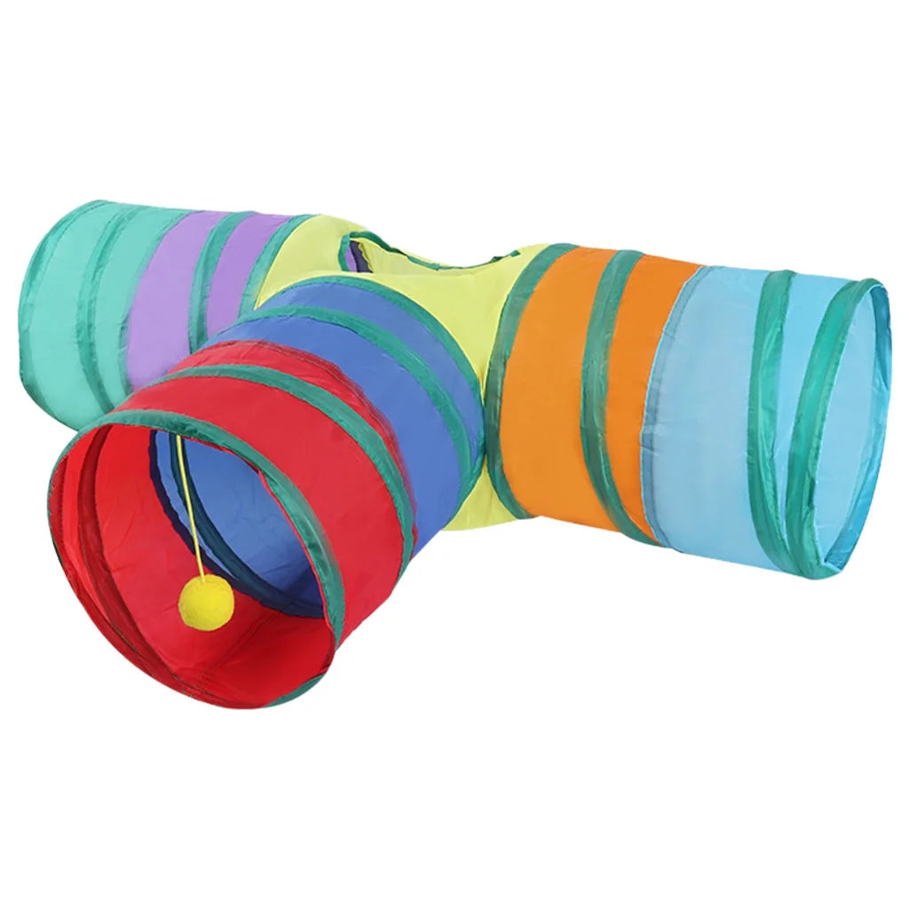 Cat Tunnel - Toy - Cats - 3 Tunnels for Cat Tube - Collapsible Pet Tunnel - Small Animals Pet Supplies