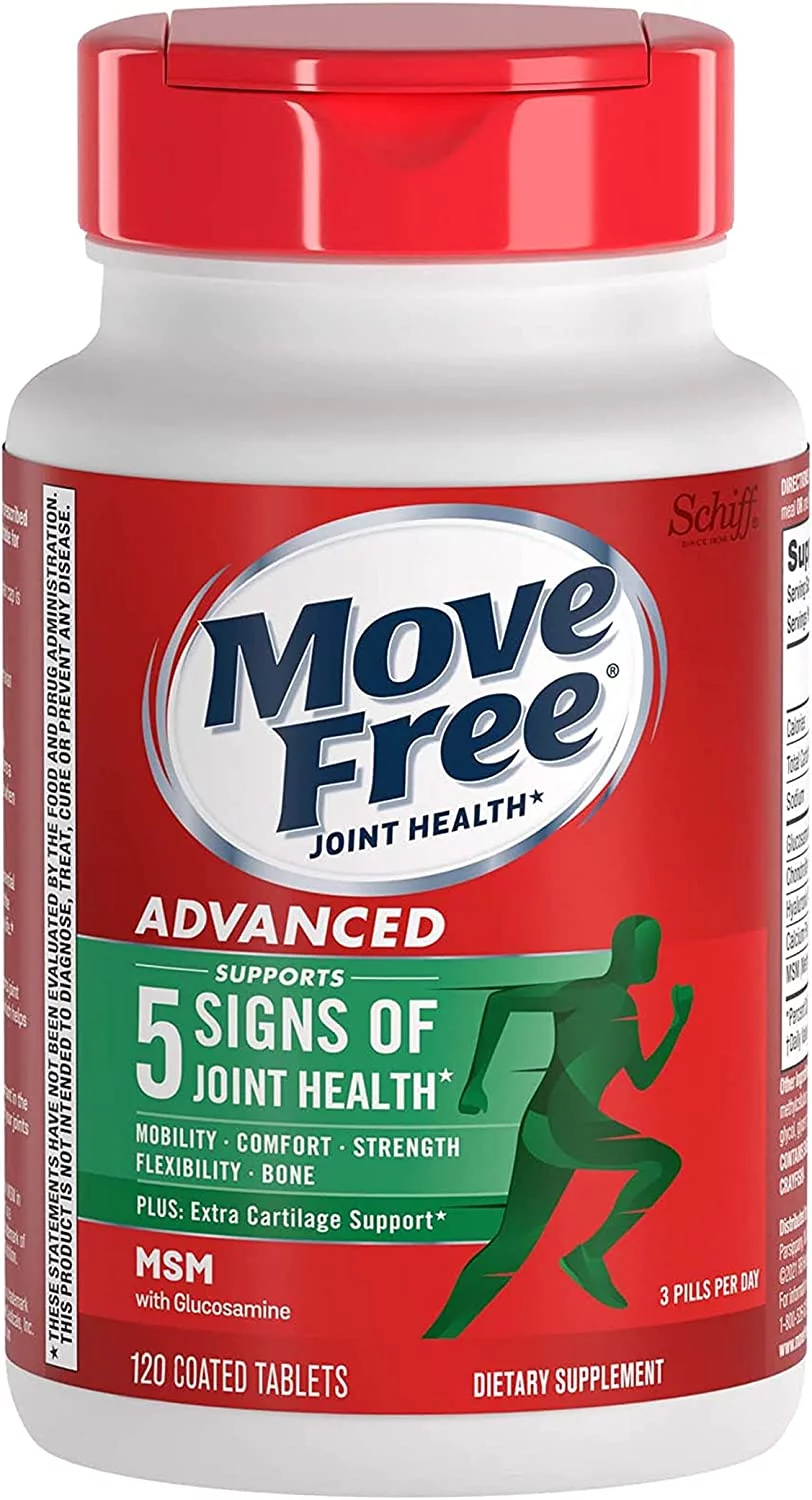 Schiff Move Free Advanced Plus 1500 Mg Msm Joint Helath Tablets - 120 Ea