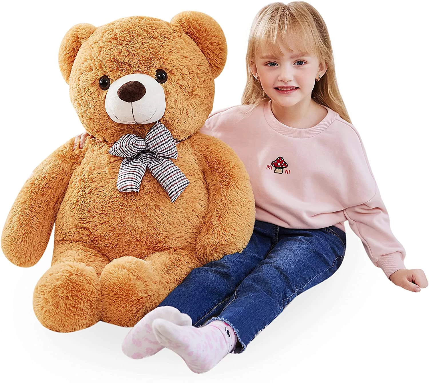 IKASA Giant Teddy Bear Stuffed Animal Plush Toy,Large Jumbo 30