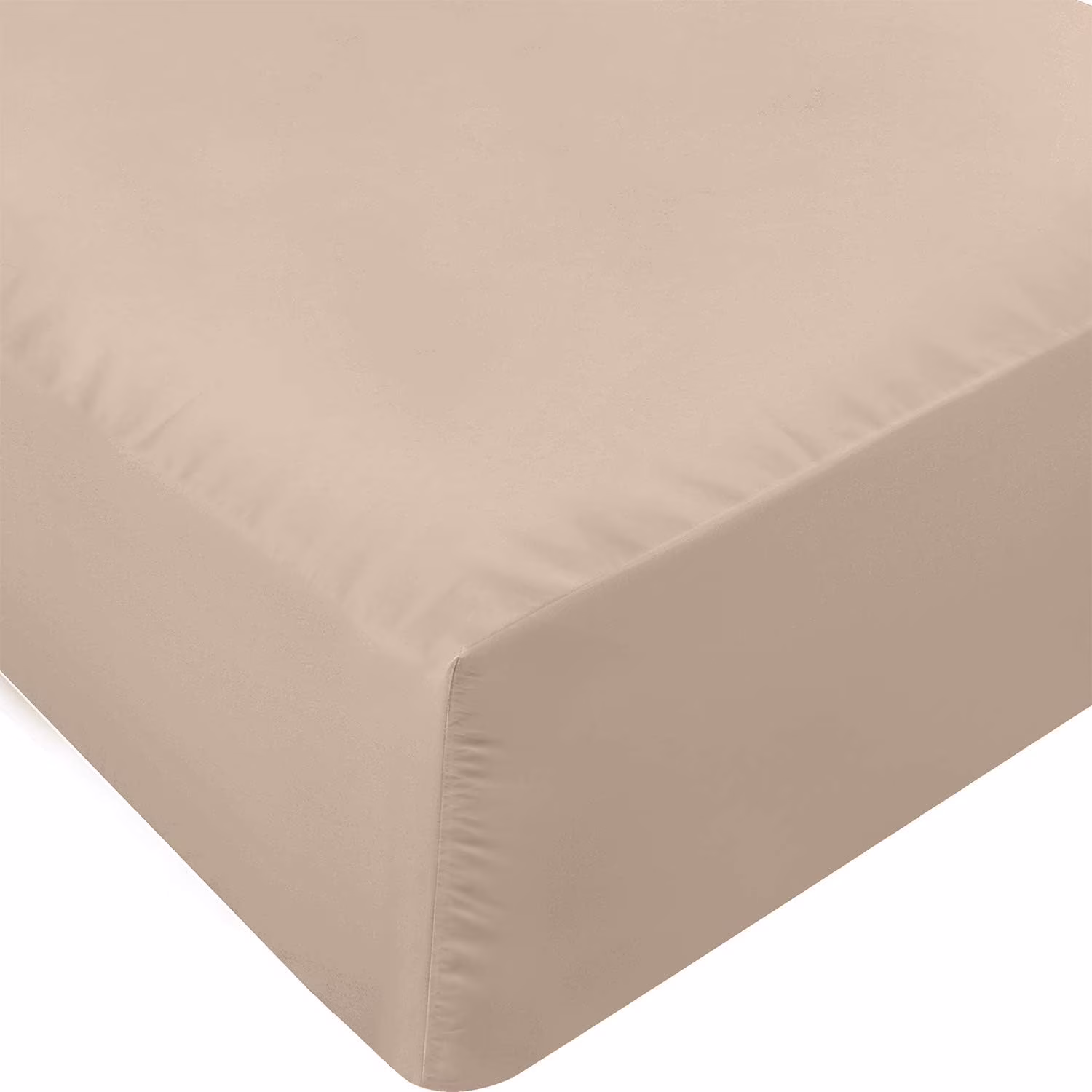 Queen Fitted Sheet - Bottom Sheet - Deep Pockets - Soft Microfiber - Shrink & Fade Resistant - Easy Care - 1 Fitted Sheet Only