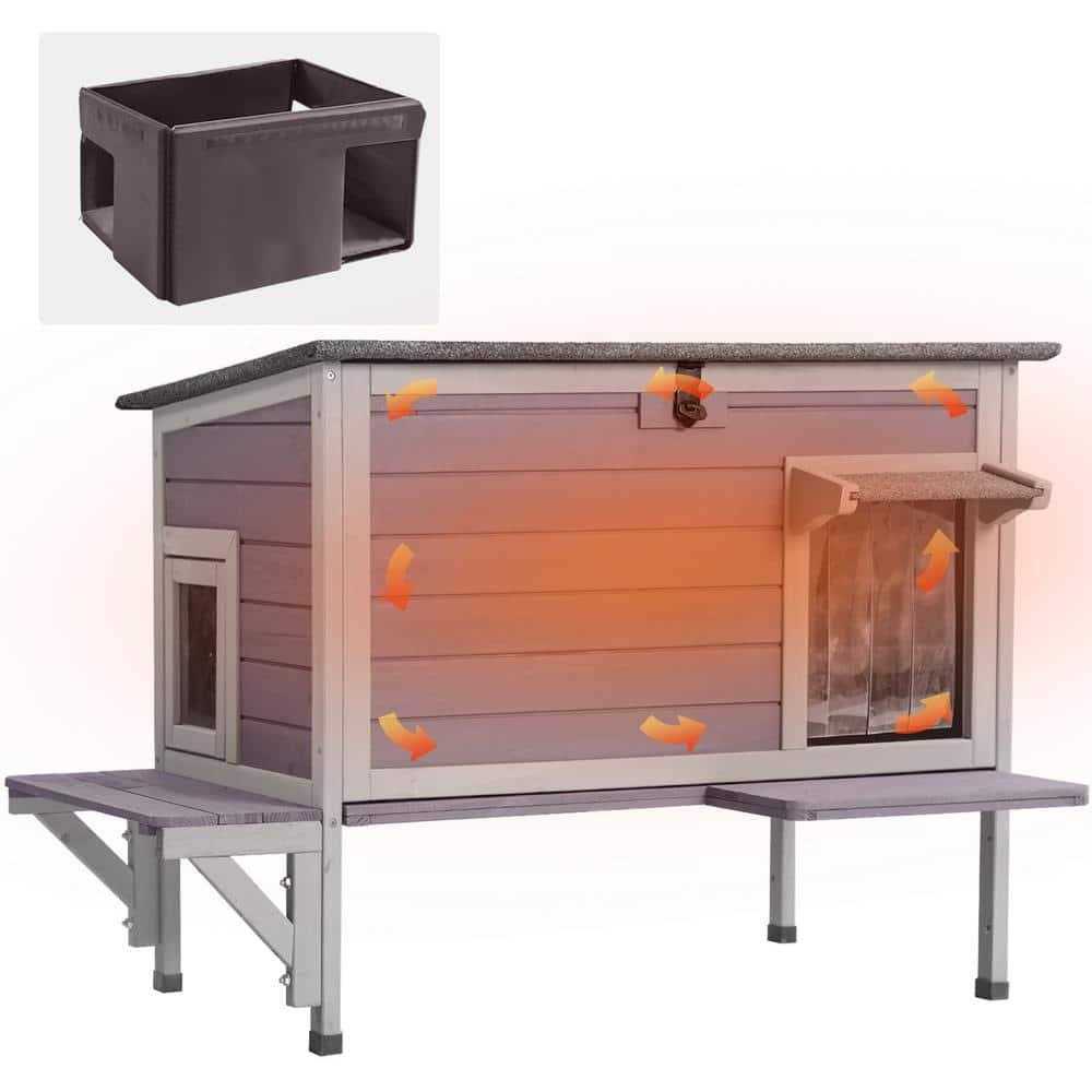 aivituvin Insulated Outdoor Cat House Warm Liner Inside AIR91-IN - Pet Supplies online store