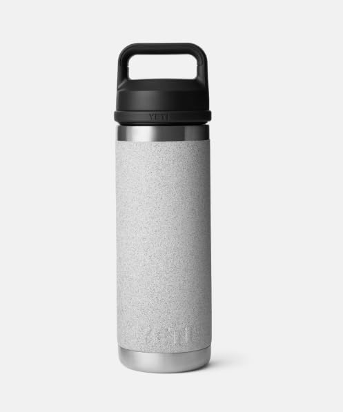 YETI Rambler 18 oz Bottle, Vacuum Insulated, Stainless Steel with Chug Cap, Sandstone Pink