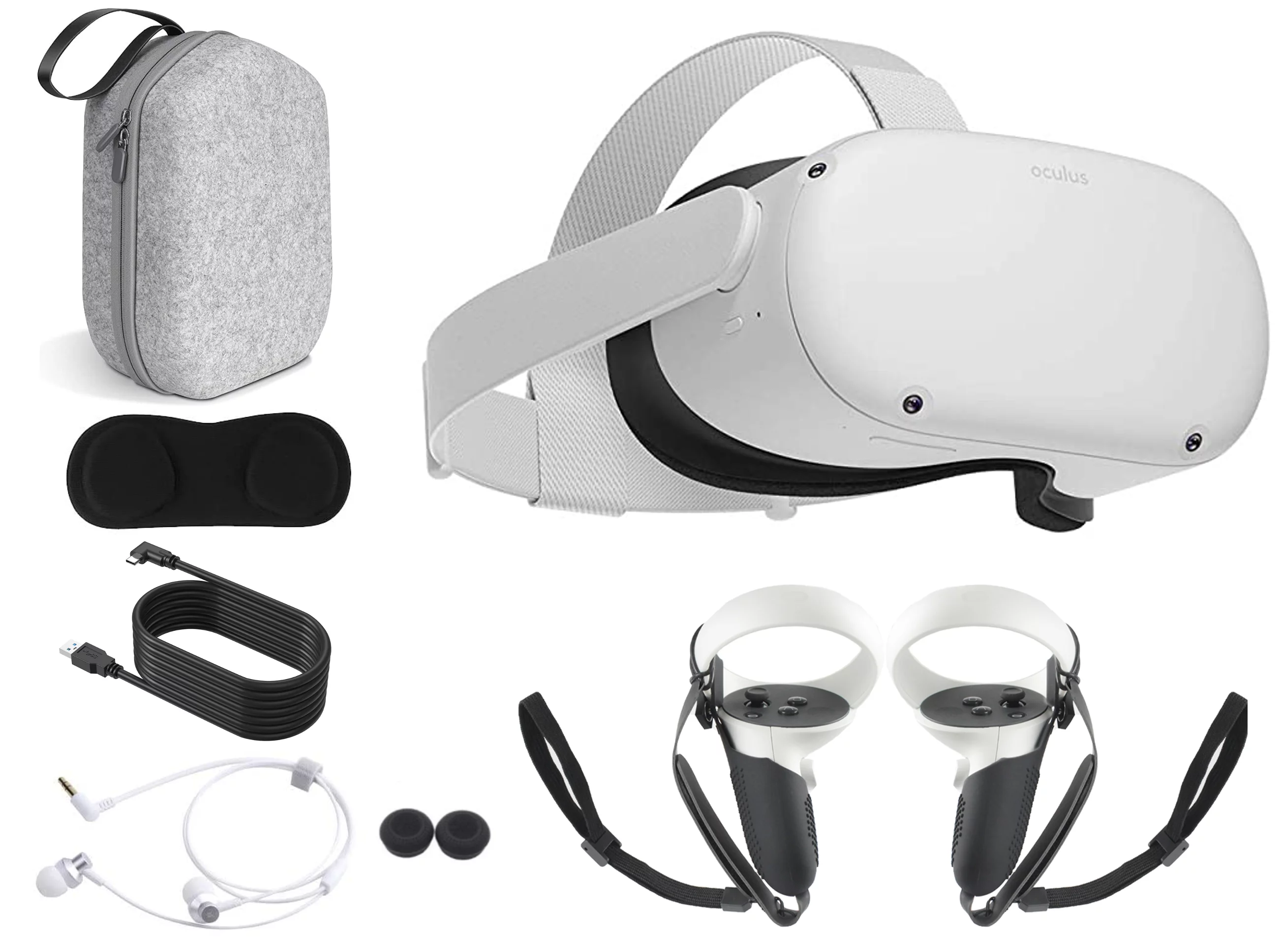 Oculus Quest 2 VR Headset Holiday Bundle with Accessories