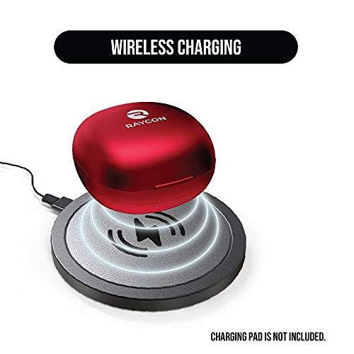 Raycon Fitness Bluetooth True Wireless Earbuds with Built in Mic 56 Hours of Battery, IPX7 Waterproof, Active Noise Cancellation, Awareness Mode, and Bluetooth 5.3 (Black)