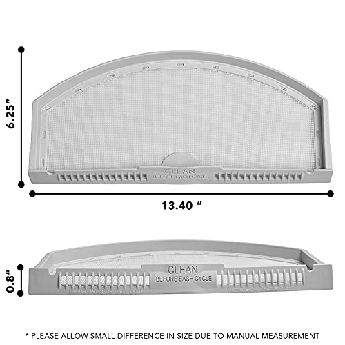 MaximalPower WE03X23881 Dryer Lint Screen Stainless Steel Screen for General Electric (GE) Dryer PS11763056 4476390 AP6031713 EAP11763056, Replaces Filter Part No. WE03X23881 (1 Pack)