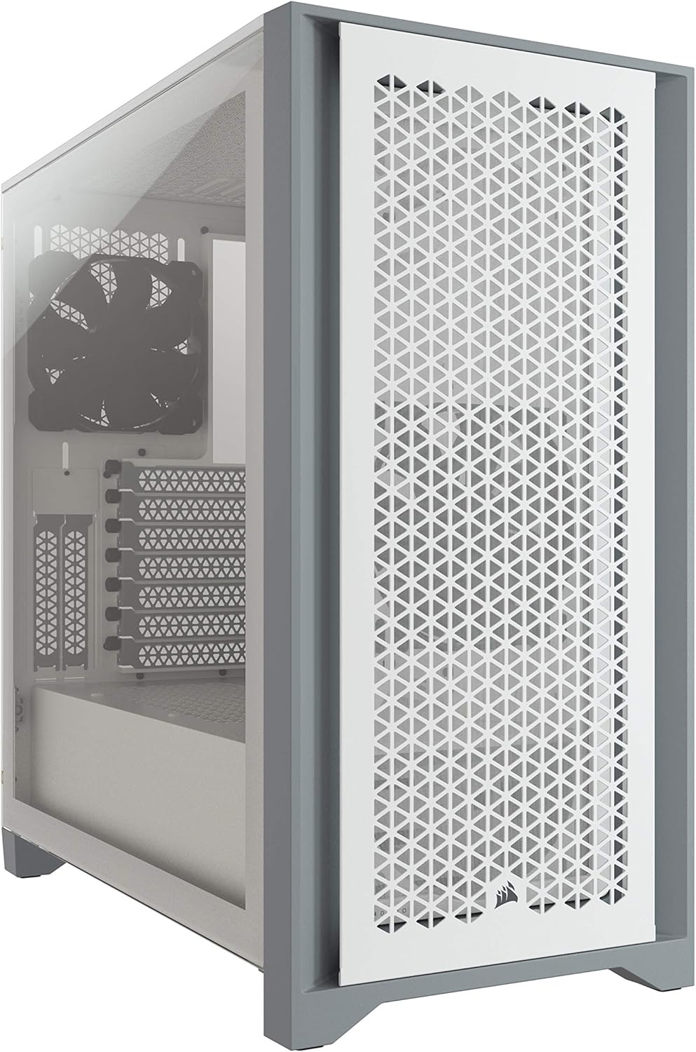 Corsair 4000D Airflow Tempered Glass Mid-Tower ATX PC Case - White