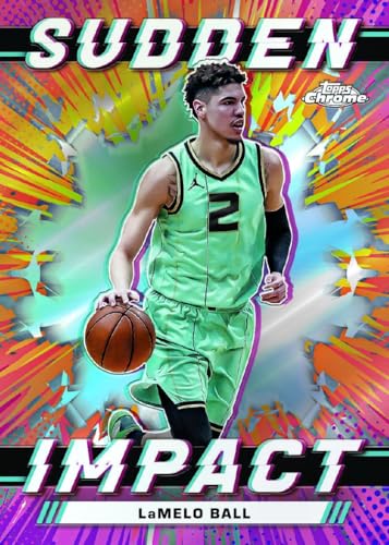 2023/24 Topps Chrome Basketball Trading Card Blaster Box (Pink Refractors)