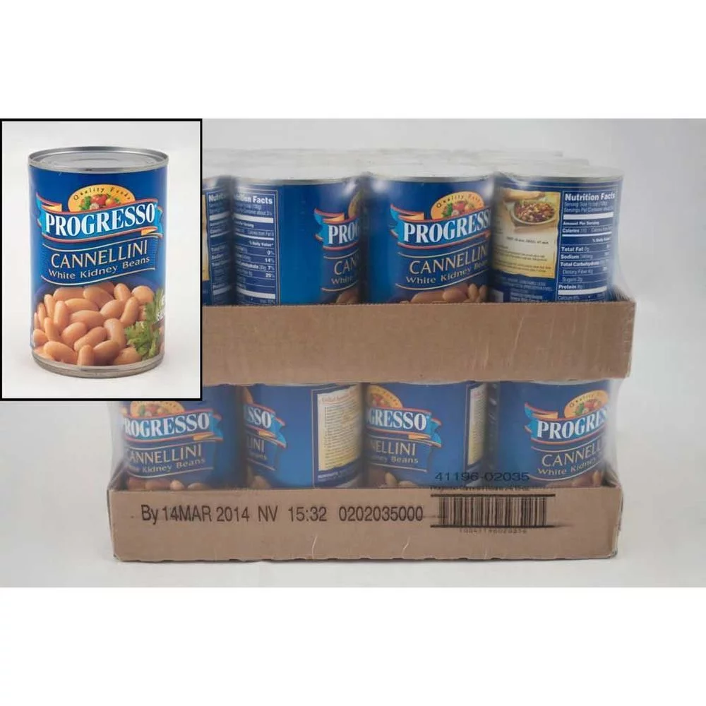 Progresso Cannellini White Kidney Beans, 15 Ounce -- 24 per Case.