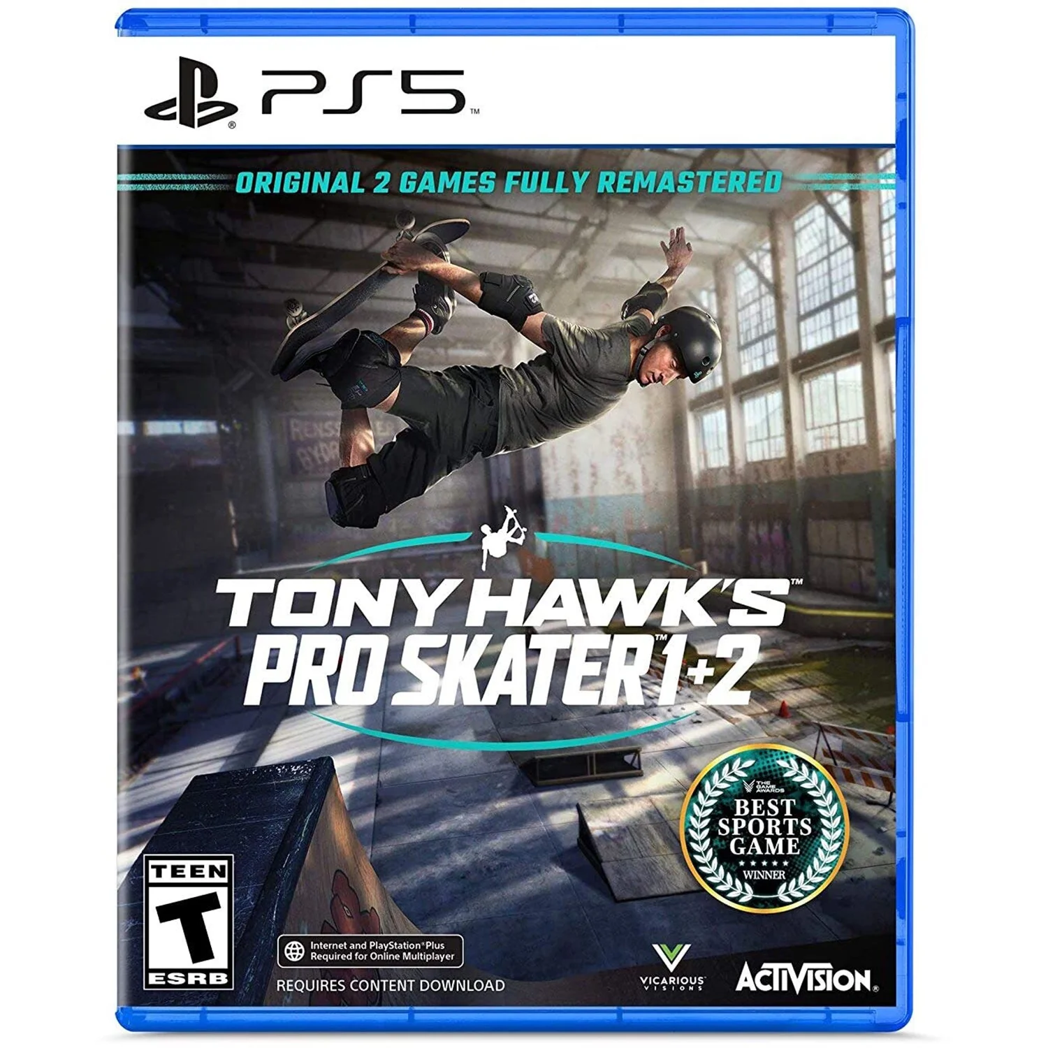 Tony Hawk's Pro Skater 1 and 2 With Immortals Fenyx Rising - Two Games For PS5
