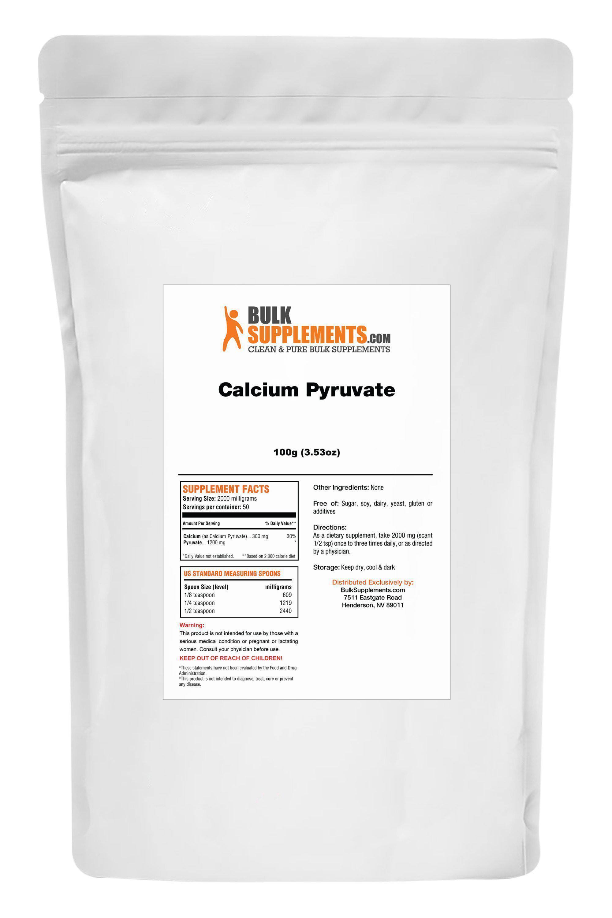 Bulksupplements Pure Calcium Pyruvate Powder (5 Kilograms)