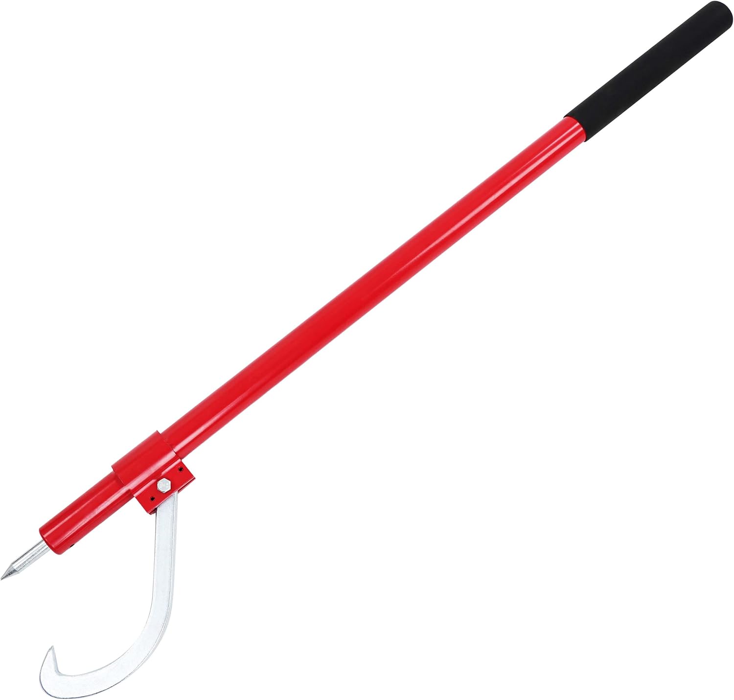 Felled Log Peavey with Moving Hook - 48in Log Roller with Aluminum Handle to Roll and Separate Logs 8 to 32 Inches Dense